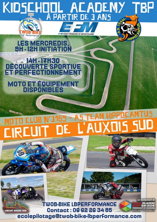 Circuit de l'auxois , tous les Mercredi - Kidschool academy